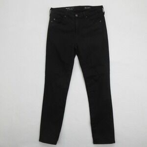 AG‎ Womens Prima Crop Cigarette Leg Jeans 26R Black